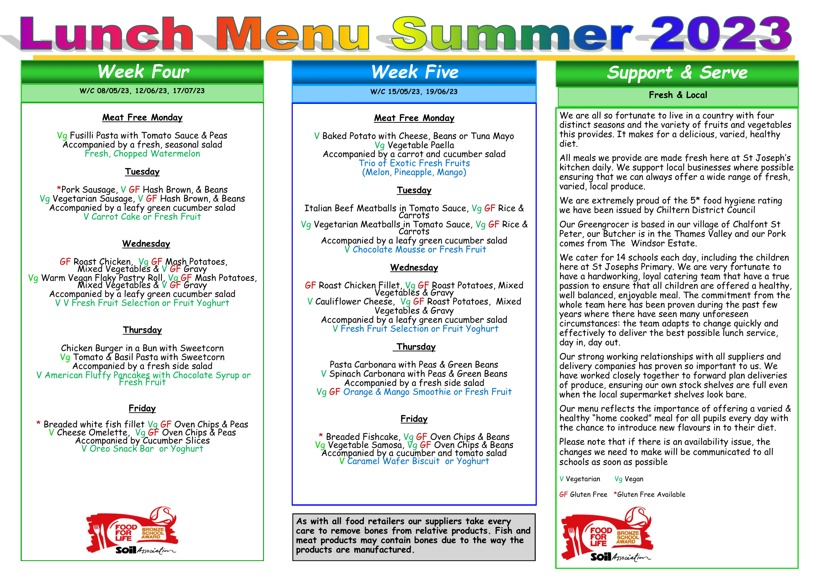 Menu Summer 2023 2